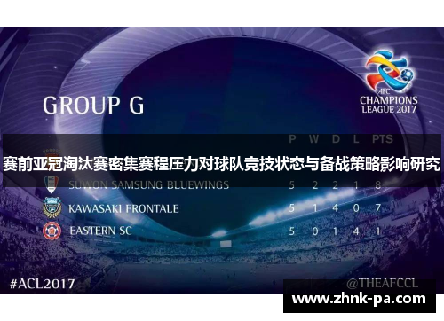 赛前亚冠淘汰赛密集赛程压力对球队竞技状态与备战策略影响研究